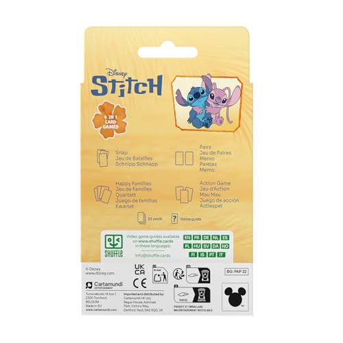 Shuffle Stitch 4-in-1 Card Game - 7 Families, Battle, Memory & Action | Ages 4+ 4