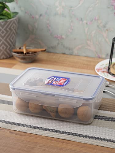 LocknLock Rectangular Plastic Food Container - 1L Capacity | Airtight & Leak-Proof | Freezer/Microwave Safe 5
