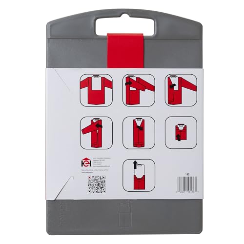 Household Essentials Cedar Shirt Folding Board for Laundry | Uniform Folds | Portable 11