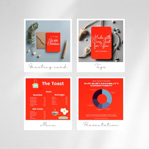 Hawksbill Red Card Stock - 180 GSM A4 Premium Card | 100 Sheets for Arts, Crafts, & Stationery 3