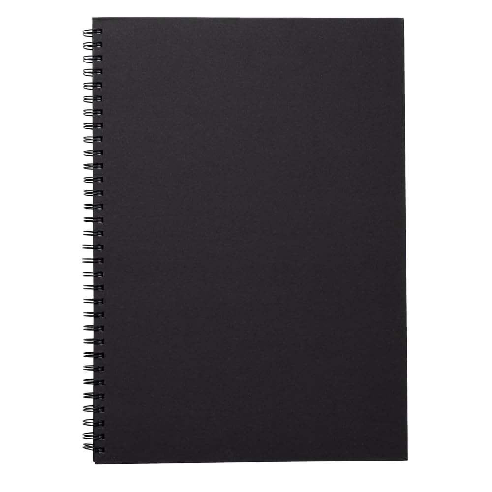 Hawksbill A3 Black Sketchbook - Hardcover Spiral Bound | 40 Sheets | 150GSM Acid-Free Paper 1