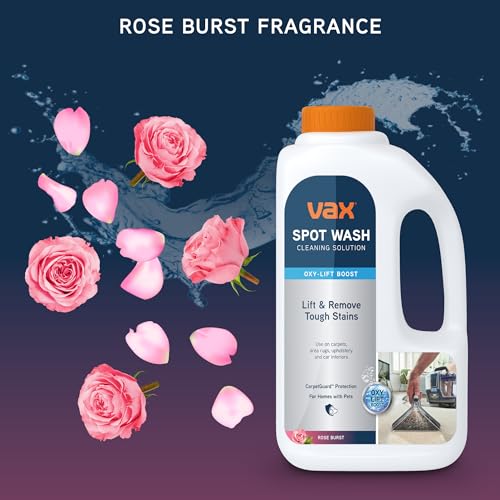 Vax SpotWash Oxy-Lift Carpet Cleaning Solution - 1.5L Volume | Neutralises Odours | CarpetGuard Protection 3
