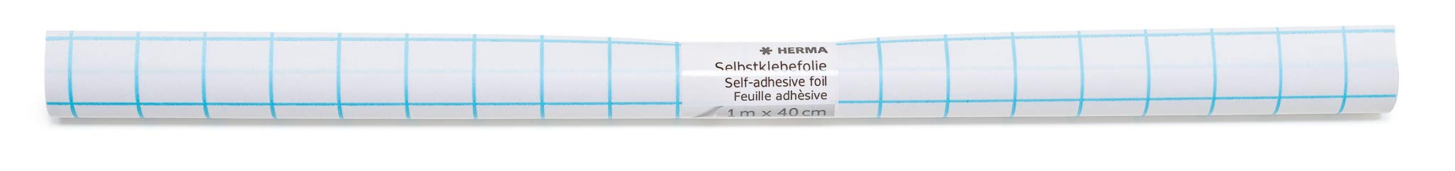 HERMA Self Adhesive Book Cover Film Roll - Clear | 1 m x 40 cm | Archive Quality Polypropylene 3