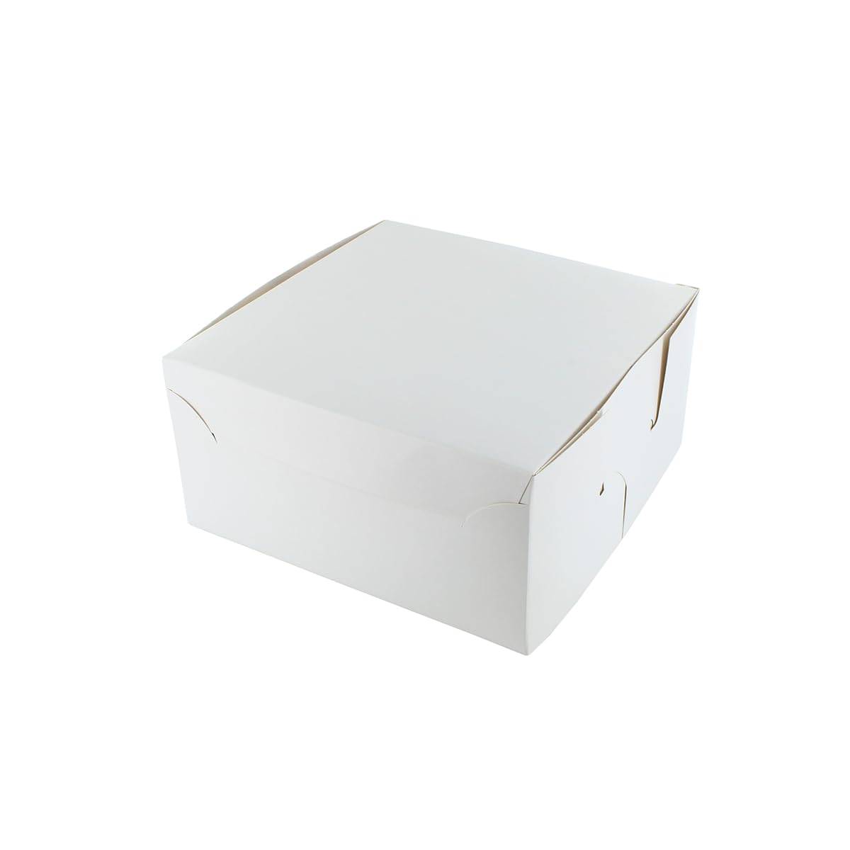 Culpitt White Folding Cake Boxes - 6' x 6' Food Safe Container | 10 Pack 3