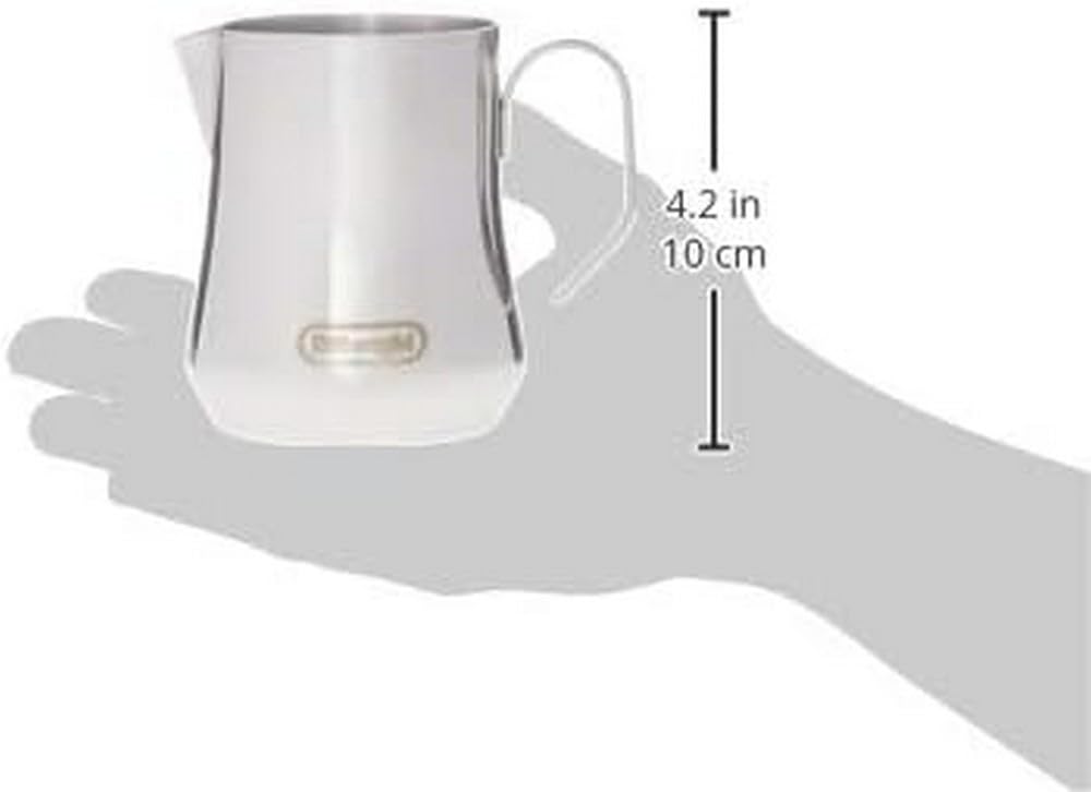 De'Longhi Milk Frothing Jug - 350ml Stainless Steel | Ergonomic Handle | Dishwasher Safe 3