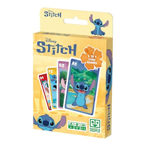 Shuffle Stitch 4-in-1 Card Game - 7 Families, Battle, Memory & Action | Ages 4+ 3
