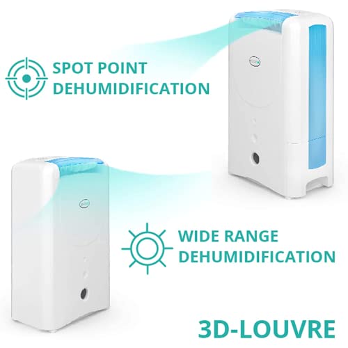 EcoAir DD1 Classic MK6 Desiccant Dehumidifier - 7.5L/Day | 34dBA Quiet | Ioniser | 6Kg 6