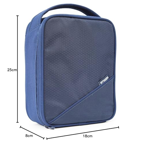 Smash Insulated Lunch Bag - Navy | High Density Thermal Insulation | Blue IQ Antibacterial Lining 7