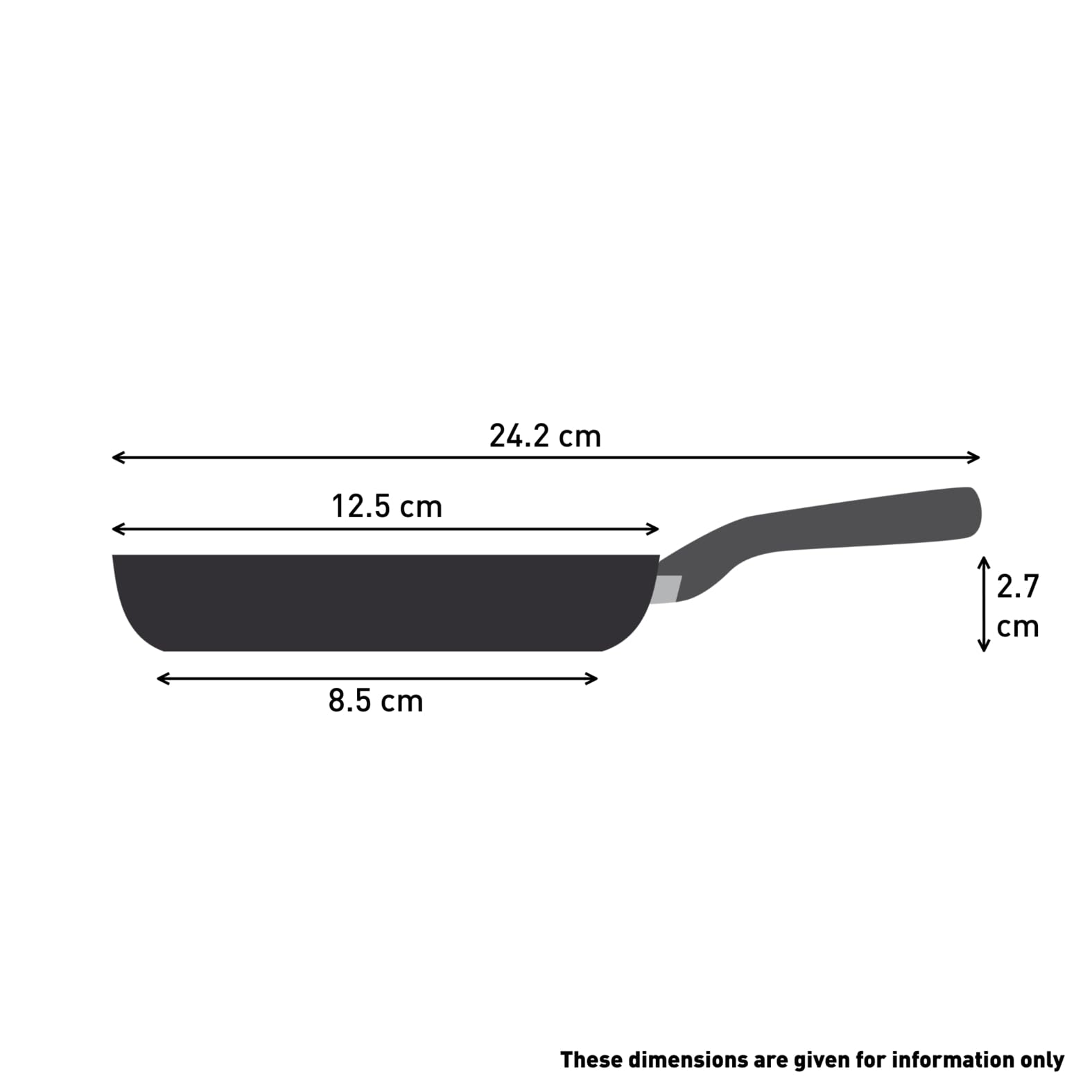 Tefal Ideal Mini One Egg Wonder Frying Pan - 12cm Non-Stick Aluminium | Black Finish 3