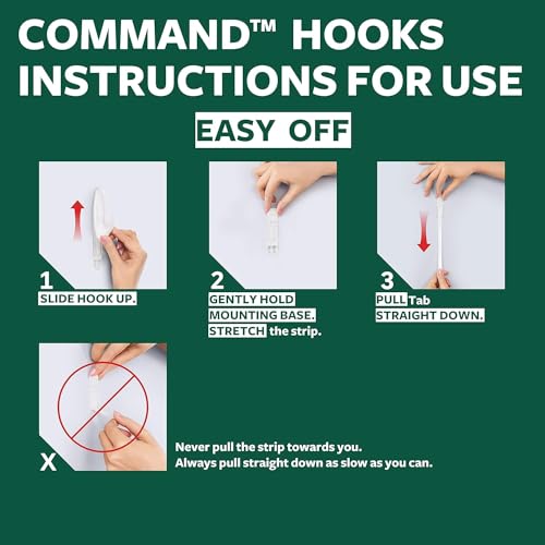 Command Large Designer Metallic Bronze Outdoor Hook - Secure Hanging for Wreaths & Signs | Damage-Free Removal 10