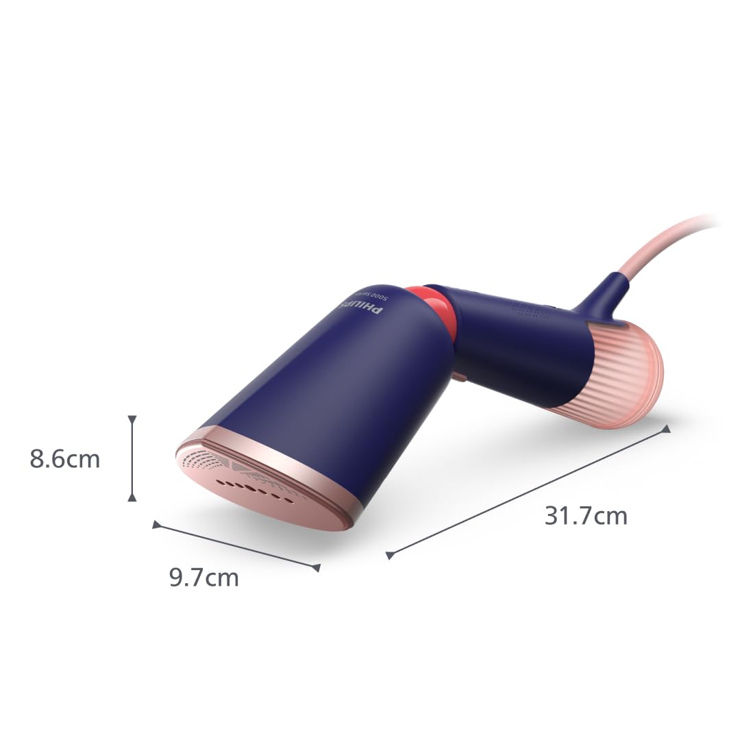 Philips 5000 Series Handheld Steamer - 1400W Power, 24g/min Steam, 35s Heat-Up | STH5030/20 7