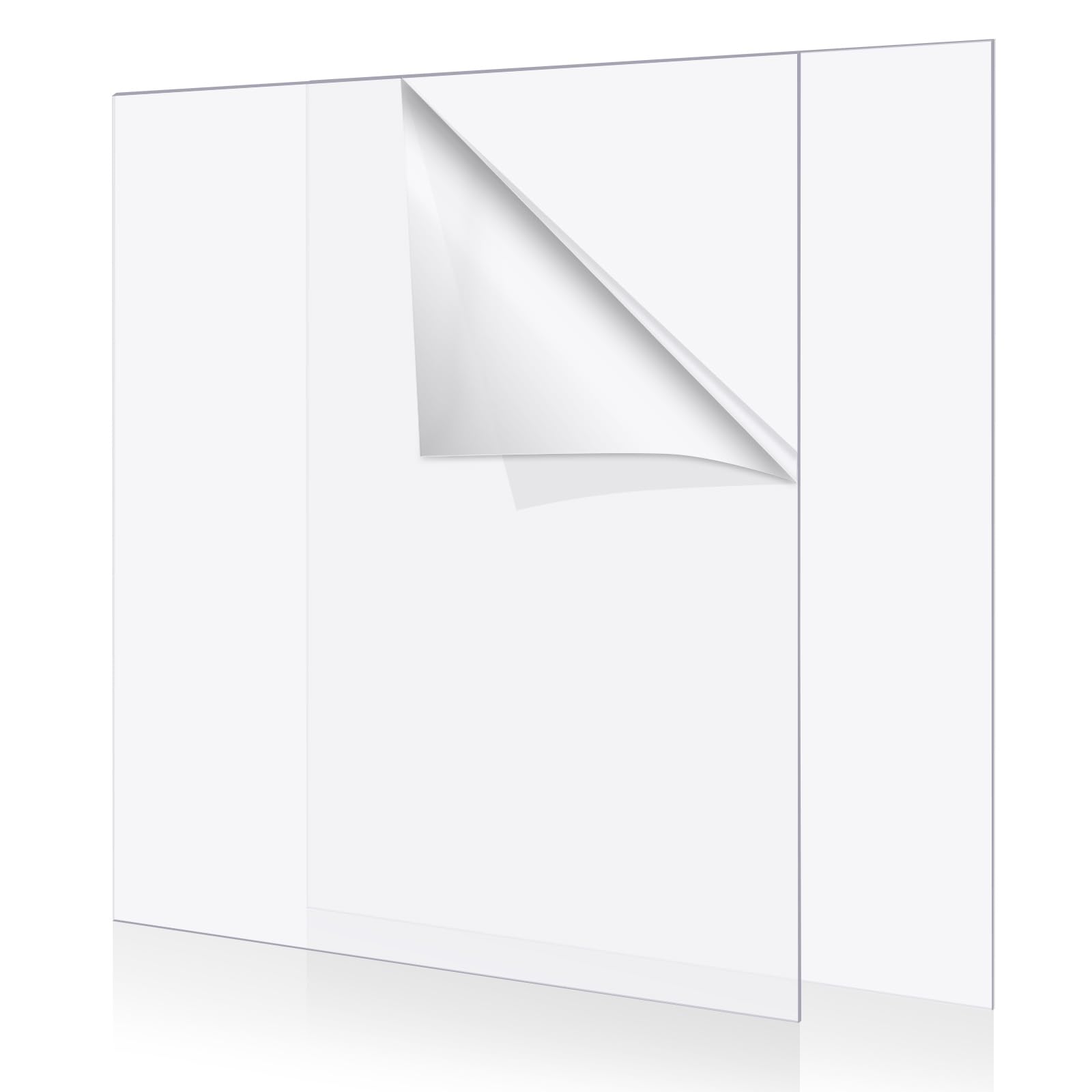 ASelected 2 Pcs Clear Acrylic Sheets A2 594x420mm 2mm Thick Transparent Plastic Sheets for Framing 1