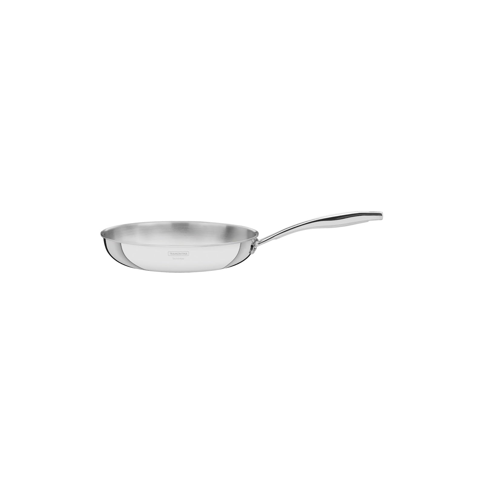 Tramontina Grano Frying Pan - 3-Ply Stainless Steel | Induction Compatible | 20 cm | 1.2 Litres 1