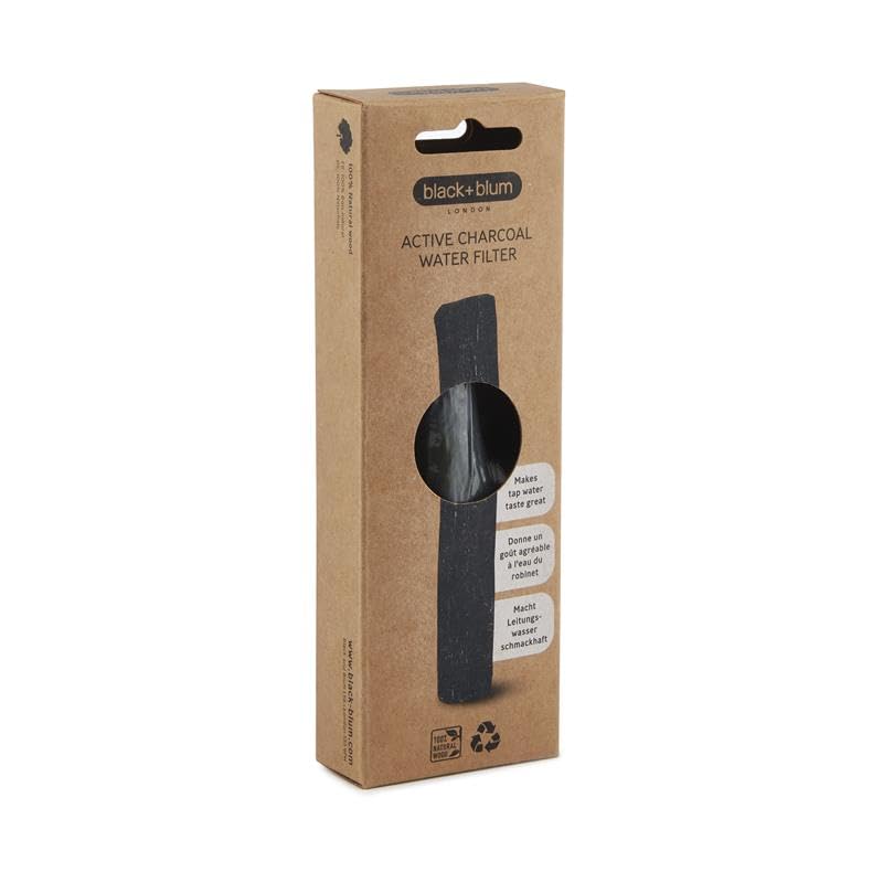 BLACK + BLUM Charcoal Water Filter Stick - Natural Binchotan Filter | Lasts 6 Months | Fits Any Bottle 2