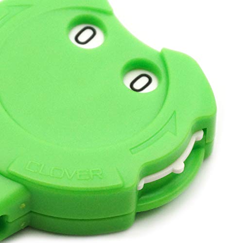Clover Knitting Counter Kacha Mini - Tracks Rows & Stitches | Green Plastic | Model CLO3118 4