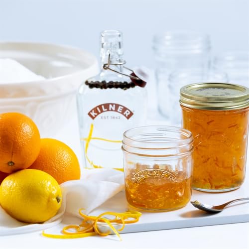 Kilner Wide Mouth Preserve Jar - 0.35L (350ml) Glass Storage Jar with Vacuum Seal 4