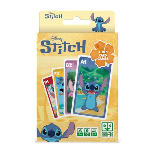Shuffle Stitch 4-in-1 Card Game - 7 Families, Battle, Memory & Action | Ages 4+ 2