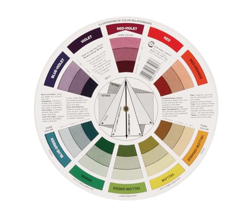 Daler Rowney Artists' Colour Mixing Wheel Guide - 13cm Diameter | Intuitive Art Tool for Beginners 2
