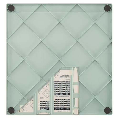 Vaessen Creative Easy Scoring Board CM with Bone Folder | 30.5 x 30.5 cm Scoring Area 3