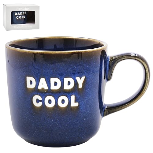 Lesser & Pavey Daddy Cool Reactive Glaze Mug Elements Ceramic Mug Set for Hot Drinks