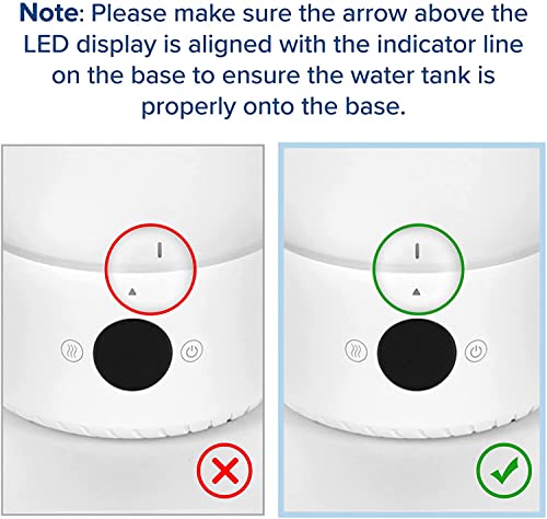 Levoit 3L Smart Cool Mist Humidifier - Top-Fill, Auto Mode, Up to 25H Run Time | Covers 27㎡ 11