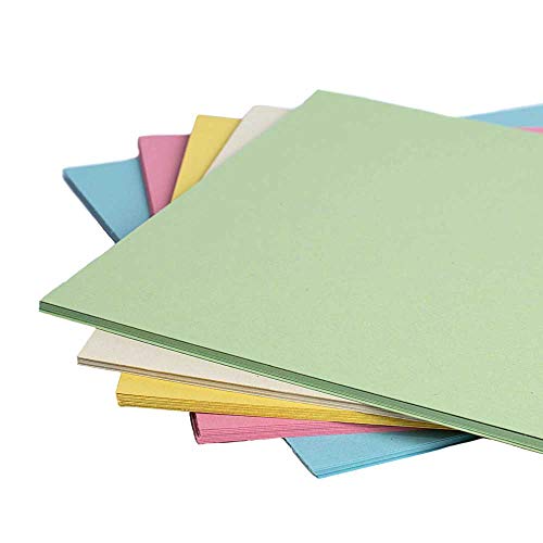 House of Card & Paper A4 160 gsm Card Stock - Assorted Pastel Colours | Pack of 25 Sheets 4