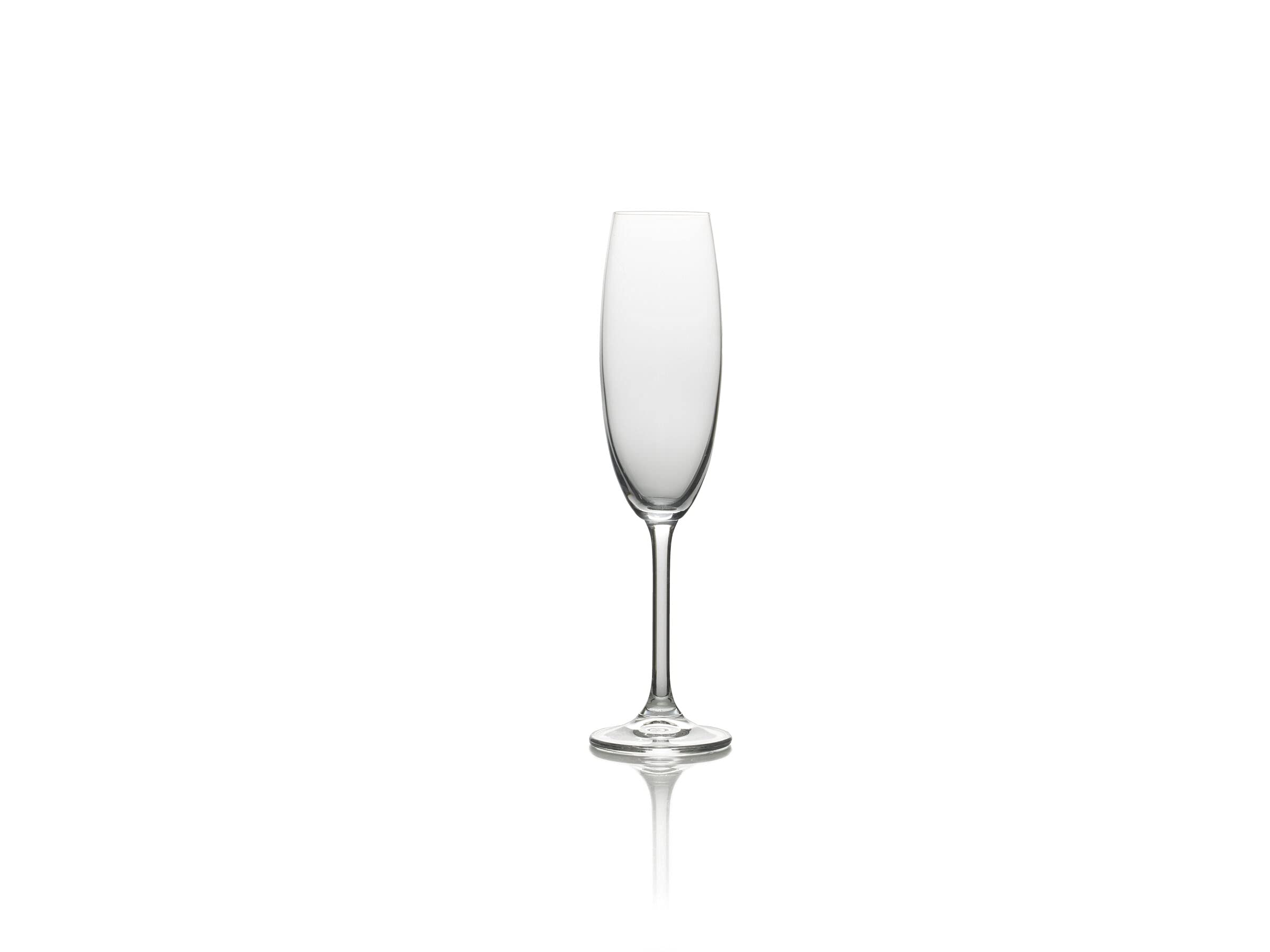MIKASA Julie Champagne Flutes Set - 4 Piece, 8 Ounce Capacity, Lead Free Crystal Glass 2