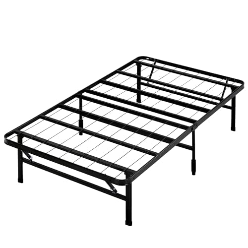Zinus Shawn SmartBase Folding Bed Frame - Single (90 x 190 cm) | Tool-Free Setup | 14 Inch Storage 12