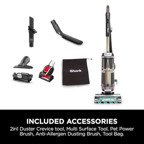 Shark PowerDetect Corded Upright Vacuum Cleaner AZ3900UKTBK | DuoClean Detect | Anti Hair Wrap Plus | 1.3L 12