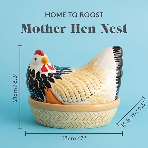Mason Cash Mother Hen Egg Storage Nest | Chip Resistant Dolomite | Multi-Colour | 21 x 16.5 x 18 cm 3