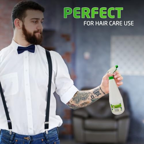 1ABOVE 1 Litre Plastic Spray Bottle - Adjustable Mist to Stream | Leak-Proof 4