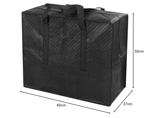 Zuvo XL Storage Bag - 60L Capacity, Waterproof 600D Oxford Fabric, Foldable for Laundry & Travel 8