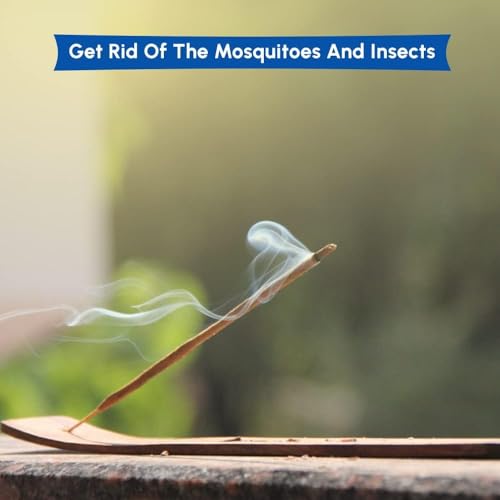 1ABOVE Citronella Incense Sticks - Insect Repellent for Garden | 30 Count with Holder 4
