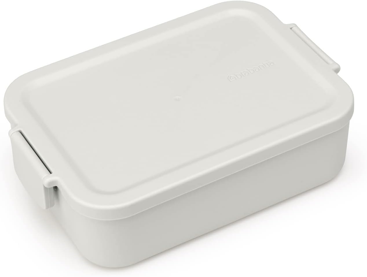 Brabantia Make & Take Lunch Box - 1.1L Medium | BPA-Free | Microwave & Freezer Safe | Light Grey 1
