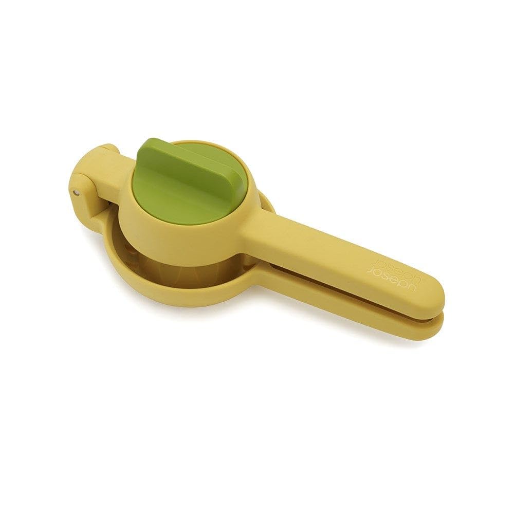 Joseph Joseph JuiceMax Dual-Action Citrus Press - Squeezes and Reams Juice | Plastic | Lime Color