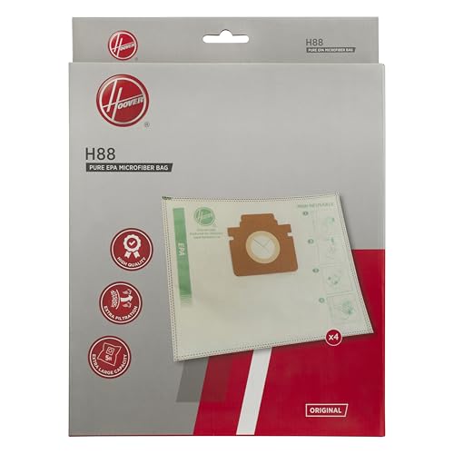 Hoover H88 Original Microfiber Pure EPA Cylinder Vacuum Bags | Anti-Odor | 4 Pack 2