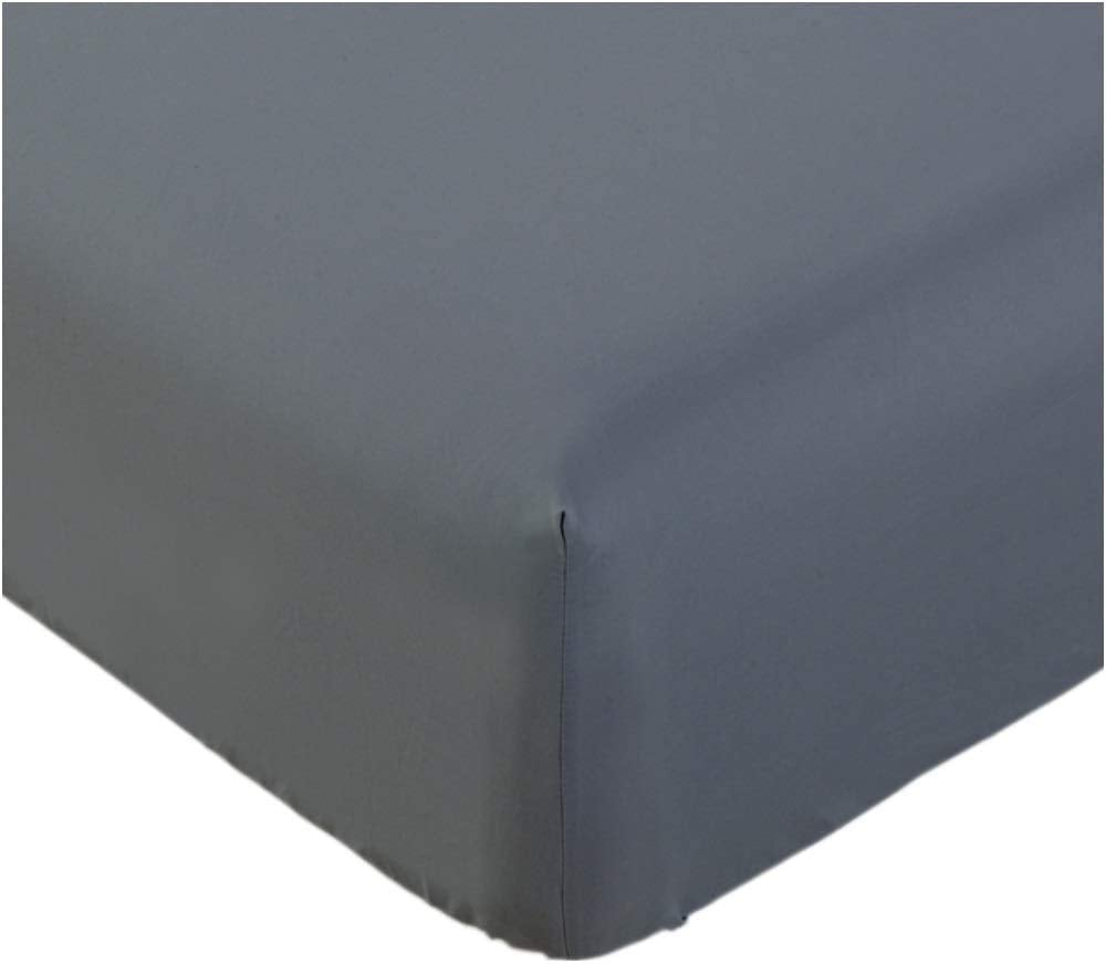 Family Bedding Jersey Cotton Fitted Sheet - Extra Deep Pocket | Super King | Grey 1