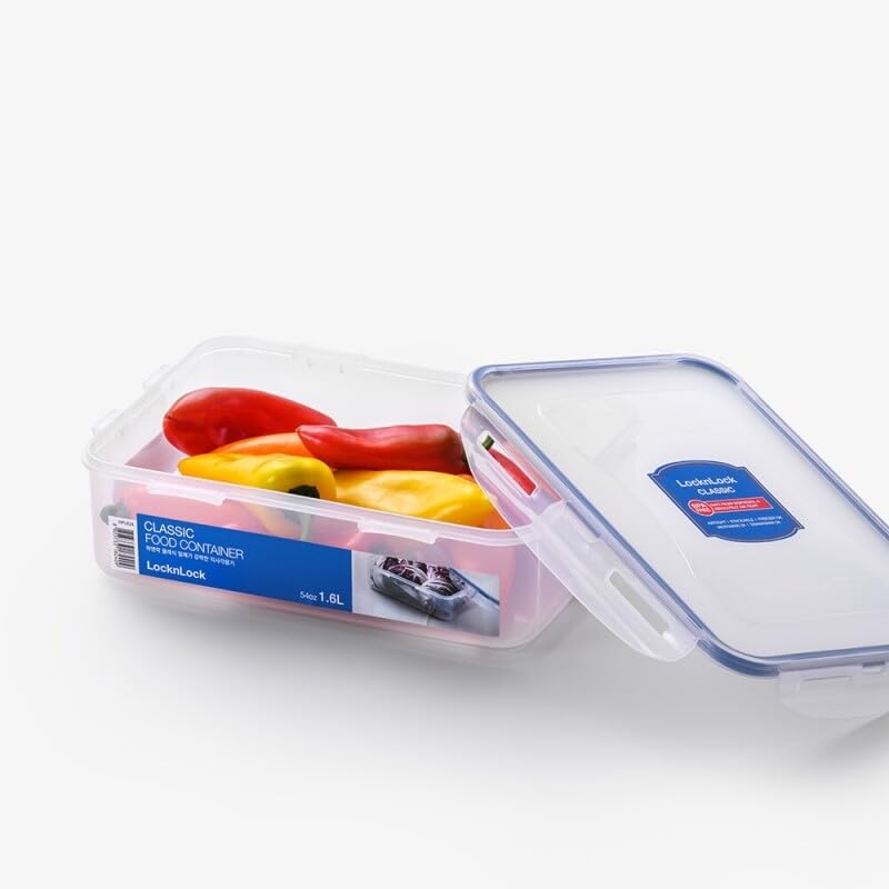 LocknLock HPL824 Rectangular Food Storage Container - 1.6L Capacity | Airtight & Leak Proof 3