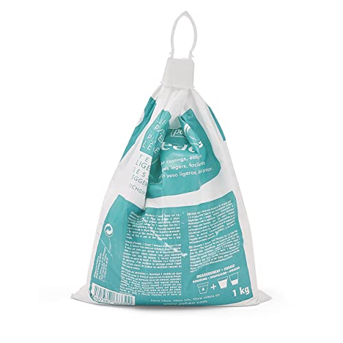 PEBEO Gedeo Light Plaster - Low Density for Hanging Decorations | 1 Kg White 2