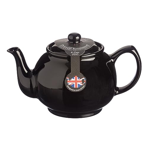 Price & Kensington Black Stoneware Teapot - 6 Cup Capacity | Dishwasher Safe | 1100 ml 2
