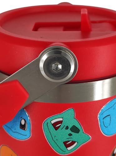 HOX Pokémon Stainless Steel Tumbler - 850ml Capacity | Keeps Cold 17 Hrs | Handle 3