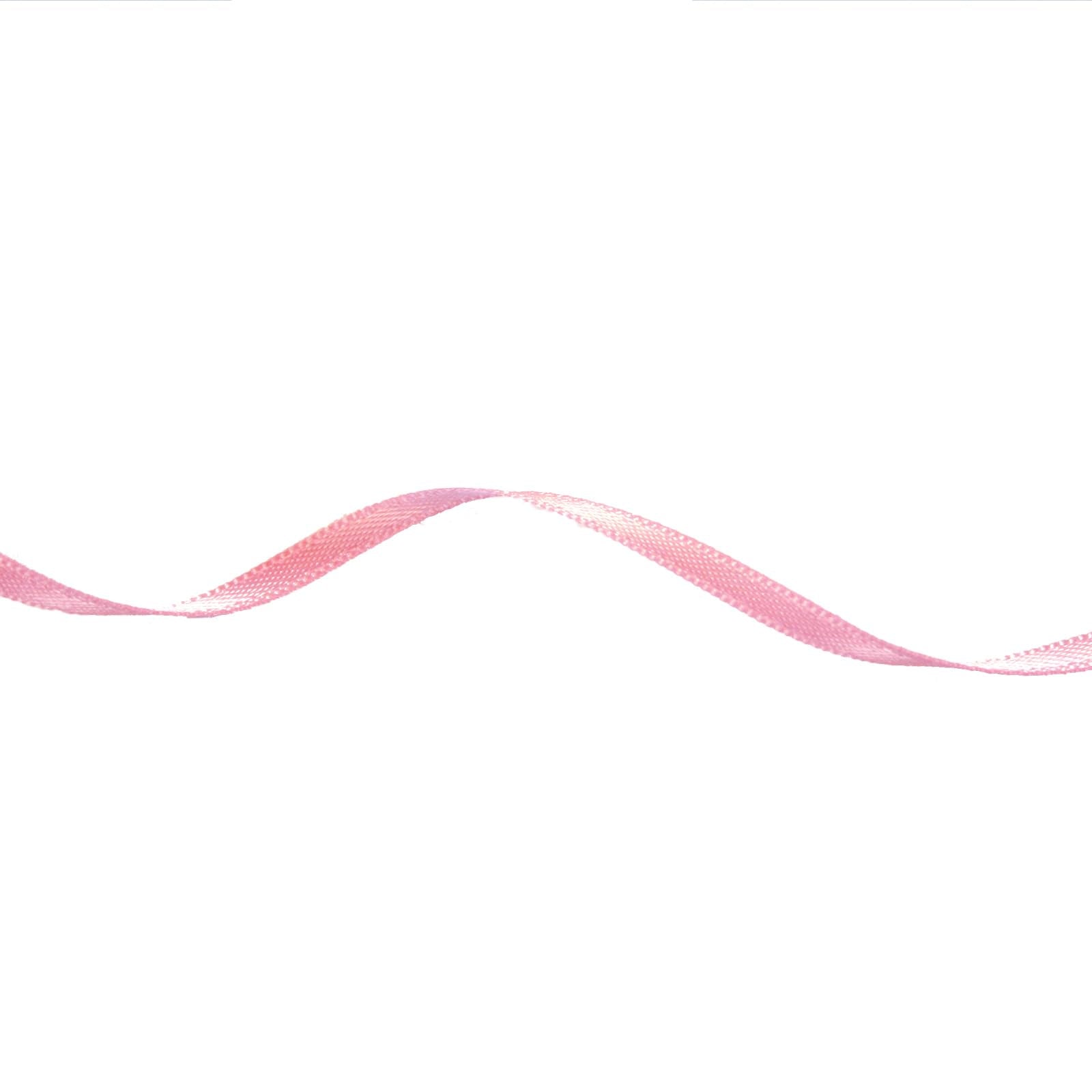 Vaessen Creative Satin Ribbon - Double-Sided Sheen | 6mm x 10m | Light Pink 5