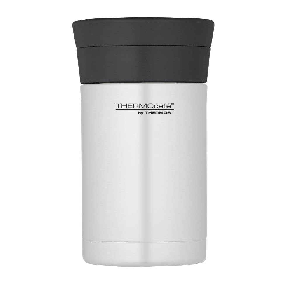 Thermos Thermocafe Food Flask - 500ml Stainless Steel Vacuum Insulated Container | Hot 6 Hrs, Cold 10 Hrs 1