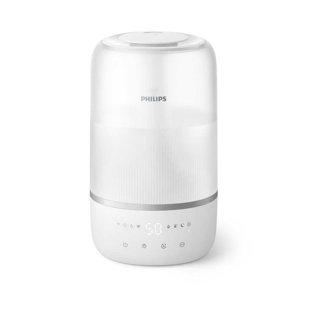 Philips Smart Humidifier - 3L Tank, Up to 32 Hours Runtime, App Control | HU1509/00 9