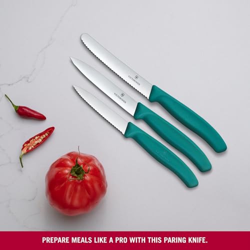 Victorinox Swiss Classic 3-Piece Kitchen Knife Set - Paring, Tomato/Table, Bread Roll Knives | Dishwasher Safe 4