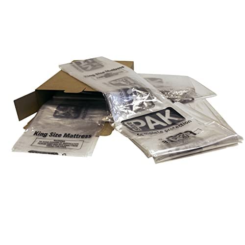 StorePAK 2PK King Size Mattress Cover Bags - Strong Plastic for Moving & Storage | Water Proof 3