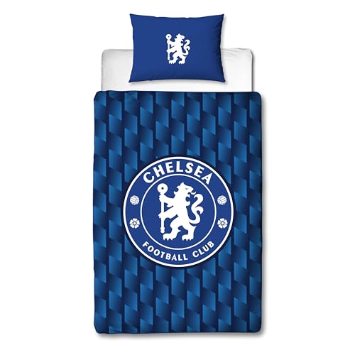 Character World Chelsea FC Official Single Duvet Cover Set | Reversible | Polycotton Blend 2