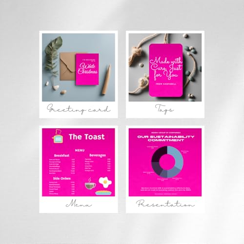 Hawksbill Premium Pink Card Stock - 180 GSM A4, 100 Sheets | Ideal for Crafts, Stationery & Printouts 3