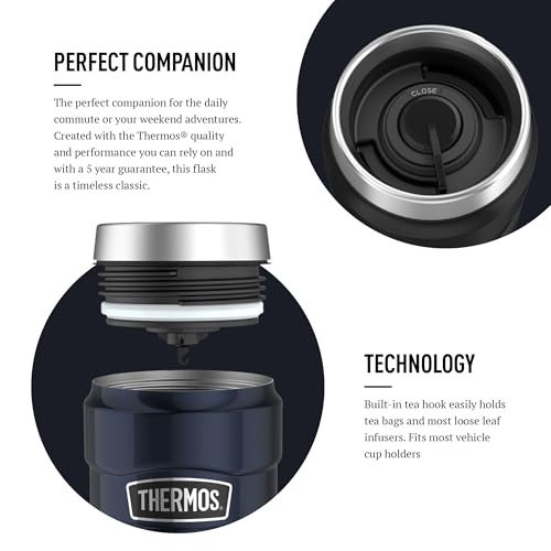 Thermos Stainless King Travel Tumbler - 7 Hours Hot/18 Hours Cold | 470 ml | Midnight Blue 3