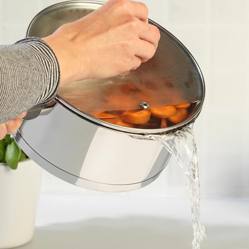 Russell Hobbs RH01162EU Excellence Saucepan with Lid - 16cm Non-Stick Milk Pan, Stainless Steel 12